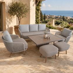 Fedoni Sofa Set Grey Rope Mediterranean Terrace Aletraris Furniture Cyprus